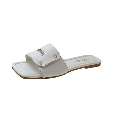 Youmylove Simple Fashion Flat Bottom Slippers Fashion Women Sandals Convenient Non-Slip Casual Shoes Summer Comfy Beach Outdoor Walking Footwear
Youmylove Simple Fashion Flat Bottom Slippers Fashion Women Sandals Convenient Non-Slip Casual Shoes Summer Comfy Beach Outdoor Walking Footwear
