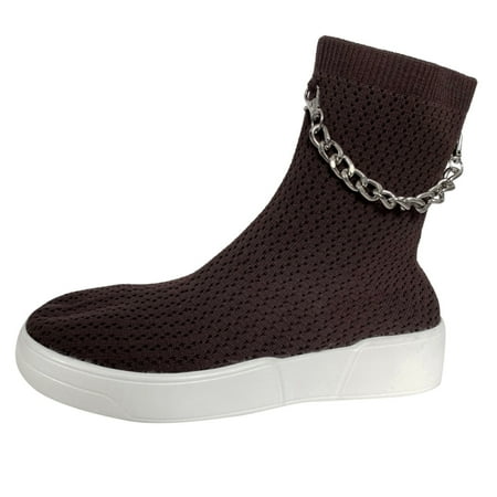 nsendm Boots Size 8 Women Ladies Fashion Solid Color Breathable Mesh Chain Decorative Flat Shoes for Women Boots Brown 8
nsendm Boots Size 8 Women Ladies Fashion Solid Color Breathable Mesh Chain Decorative Flat Shoes for Women Boots Brown 8