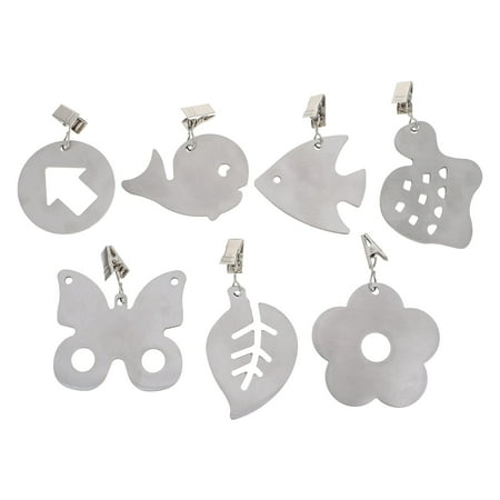 7pcs Tablecloth Weights Table Cover Weights Metal Clip Tablecloth Pendant