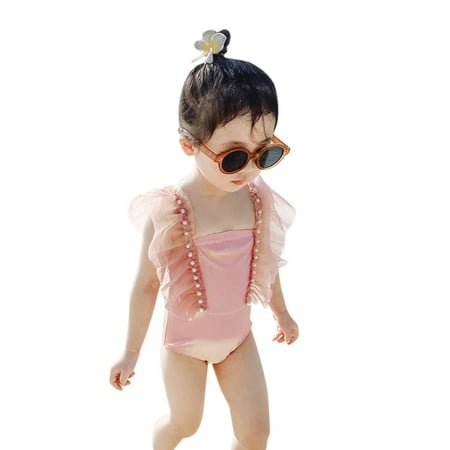 Gubotare Girl Swimwear Kids Baby Toddler Swimsuit Bikini Pearl Beach Bathing Ruffled Girls Swimwear Cover up Large Pink 2-3 Years
Gubotare Girl Swimwear Kids Baby Toddler Swimsuit Bikini Pearl Beach Bathing Ruffled Girls Swimwear Cover up Large Pink 2-3 Years
