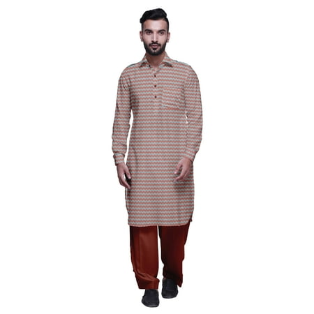 Atasi Pathani Kurta Pajama For Men Full Sleeve Long Kurta Casual Clothing