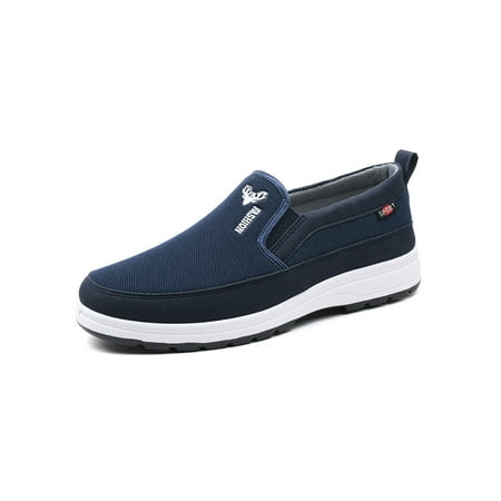 Daeful Men Casual Shoes Non-Slip Flats Slip On Loafers Mens Breathable Slip-ons Comfort Sneakers Blue 9
Daeful Men Casual Shoes Non-Slip Flats Slip On Loafers Mens Breathable Slip-ons Comfort Sneakers Blue 9