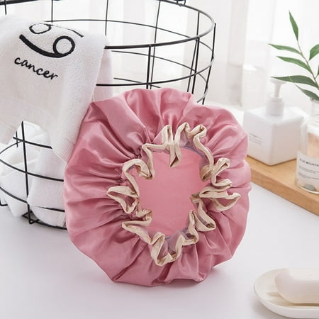 Women Double Waterproof Shower Satin Bathing Cap Hats Silk Reusable Hair Cover Storage Boxes for Storing Socks Underwear Ties
Women Double Waterproof Shower Satin Bathing Cap Hats Silk Reusable Hair Cover Storage Boxes for Storing Socks Underwear Ties