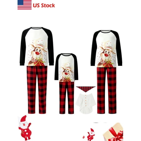 Sunisery Family Matching Christmas Pajamas for Couples Kids Dogs Holiday Sleepwear Pjs Men Women 2 Pieces Set
Sunisery Family Matching Christmas Pajamas for Couples Kids Dogs Holiday Sleepwear Pjs Men Women 2 Pieces Set