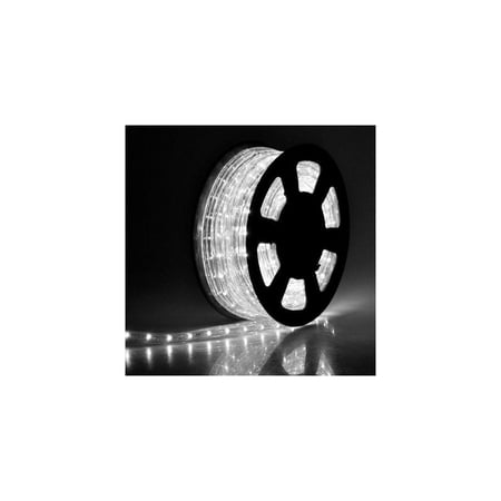 flexible lighting illuminated 546 led bulbs rope light 50-ft cool white 110v w/ power cord connectors caps glue cuttable for holiday x-mas party home decoration