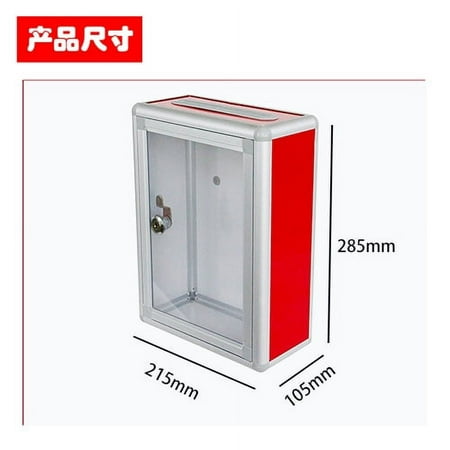 Public Suggestion Box Charity Collection Box Fundraising Donation Box Container