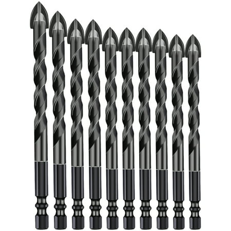 ABIDE 10PCS Triangle Drill Tile Drill Bit Anti-Rust Drill Non-Slip Electric Drill Drill Bit With High Hardness
ABIDE 10PCS Triangle Drill Tile Drill Bit Anti-Rust Drill Non-Slip Electric Drill Drill Bit With High Hardness