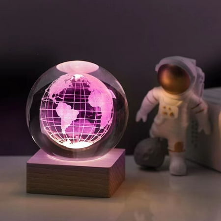 Kids Night Galaxy Lamp 2.36 inch 7 ColorsLED 3D Star Moon Light with Wood Stand Remote & Touch Control USB Rechargeable Gift for Baby Girls Boys Birthday C
Kids Night Galaxy Lamp 2.36 inch 7 ColorsLED 3D Star Moon Light with Wood Stand Remote & Touch Control USB Rechargeable Gift for Baby Girls Boys Birthday C