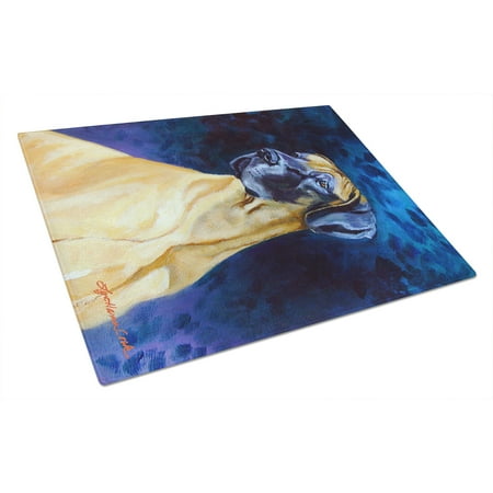 Caroline s Treasures Great Dane Glass Cutting Board Large