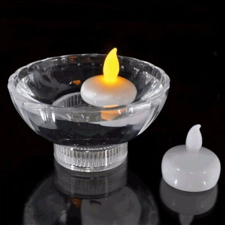 Liquid Activated Floating Candle Amber