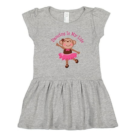 Inktastic Dancing Monkey Girls Gift Toddler Girl Dress