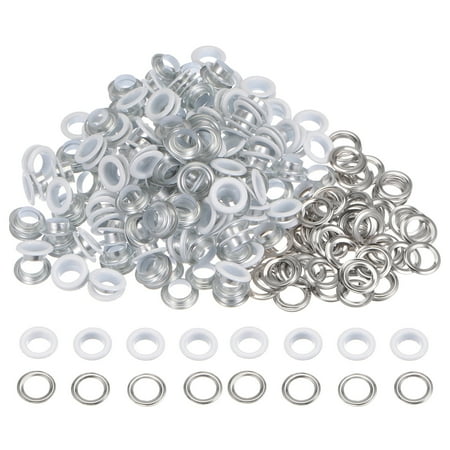 200 Set Round Grommets 10mm Dia Metal Eyelets with Washers for Scrapbooking Shoes Clothes Leather Canvas White
200 Set Round Grommets 10mm Dia Metal Eyelets with Washers for Scrapbooking Shoes Clothes Leather Canvas White