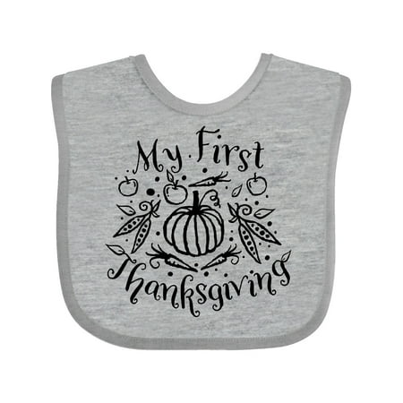 Inktastic My 1st Thanksgiving with Pumpkin and Vegetables in Black Gift Baby Boy or Baby Girl Bib
Inktastic My 1st Thanksgiving with Pumpkin and Vegetables in Black Gift Baby Boy or Baby Girl Bib