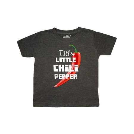 Inktastic Titi s Little Chili Pepper Gift Toddler Boy or Toddler Girl T-Shirt
Inktastic Titi s Little Chili Pepper Gift Toddler Boy or Toddler Girl T-Shirt