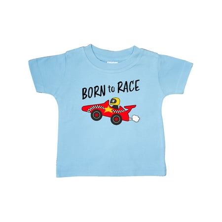 Inktastic Born to Race- Red Race Car Gift Baby Boy or Baby Girl T-Shirt