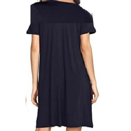 PengpaigWomen s Lace Nightdress V-Neck Short Sleeve Loungewear Cotton Loose Comfort Pajamas Soft Pajamas (L Black)
PengpaigWomen s Lace Nightdress V-Neck Short Sleeve Loungewear Cotton Loose Comfort Pajamas Soft Pajamas (L Black)