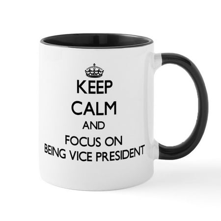 CafePress - Keep Calm By Focusing On Being Vice President Mugs - 11 oz Ceramic Mug - Novelty Coffee Tea Cup
CafePress - Keep Calm By Focusing On Being Vice President Mugs - 11 oz Ceramic Mug - Novelty Coffee Tea Cup