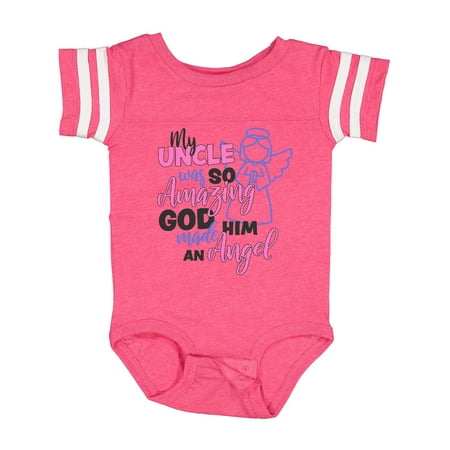 Inktastic My Uncle Was So Amazing God Made Him an Angel Gift Baby Girl Bodysuit
