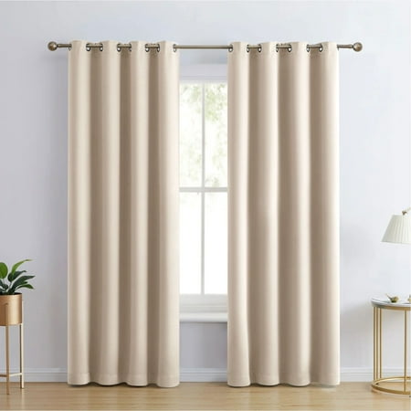 Pair Of Blackout Curtains Eyelet Ring Top Ready Made Thick Thermal Curtain Set
Pair Of Blackout Curtains Eyelet Ring Top Ready Made Thick Thermal Curtain Set