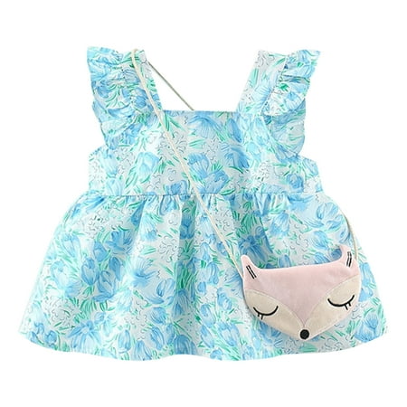 TAIAOJING Toddler Summer Dresses for Girls Fly Sleeve Floral Prints Ruffles Dance Party Princess Dresses
TAIAOJING Toddler Summer Dresses for Girls Fly Sleeve Floral Prints Ruffles Dance Party Princess Dresses