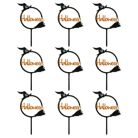 Hemoton 10 Pcs Household Acrylic Cake Toppers Durable Cake Pendants for Halloween Parties
Hemoton 10 Pcs Household Acrylic Cake Toppers Durable Cake Pendants for Halloween Parties