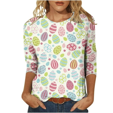 Clearance Hfyihgf Easter Shirts for Women Easter Eggs Bunny T-Shirt Rabbit Graphic Tees Teen Girls 3/4 Sleeveless Holiday Shirt Tops(Beige L)
Clearance Hfyihgf Easter Shirts for Women Easter Eggs Bunny T-Shirt Rabbit Graphic Tees Teen Girls 3/4 Sleeveless Holiday Shirt Tops(Beige L)
