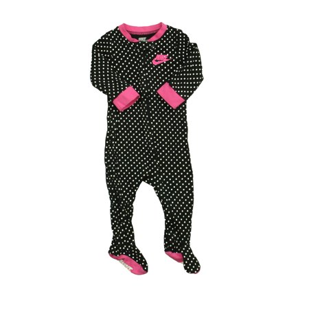 Pre-owned Nike Girls Black | White Dots | Pink 1-piece footed Pajamas size: 9 Months
Pre-owned Nike Girls Black | White Dots | Pink 1-piece footed Pajamas size: 9 Months