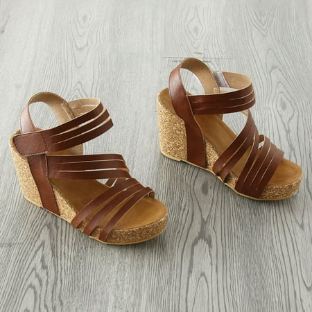 Aayomet Flat Sandals for Women Summer New Women s European And American Foreign Trade Sandals With Wedge Heels And Sandals Brown 9
Aayomet Flat Sandals for Women Summer New Women s European And American Foreign Trade Sandals With Wedge Heels And Sandals Brown 9