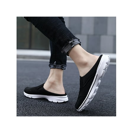 Ymiytan Womens Mens Mesh Breathable Beach Slippers Anti-Slip Garden Clogs Mules Shoes