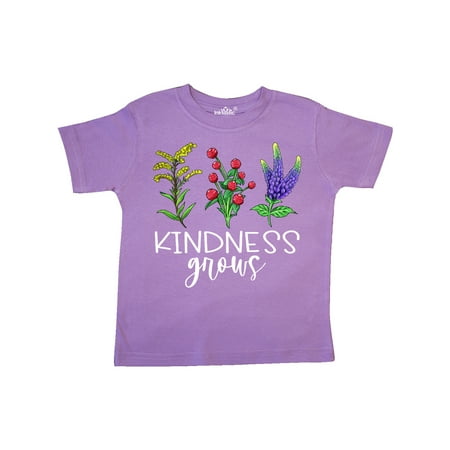 Inktastic Kindness Grows Wildflowers Gift Toddler Boy or Toddler Girl T-Shirt