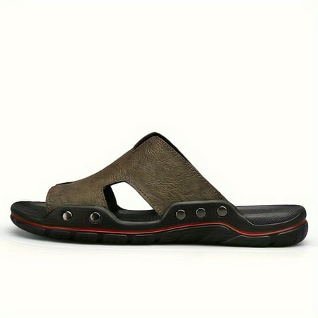 Men s Solid Slides With Split Uppers Casual Non Slip Slippers Open Toe Shoes For Indoor Outdoor Walking Beach Shoes For Spring And Summer
Men s Solid Slides With Split Uppers Casual Non Slip Slippers Open Toe Shoes For Indoor Outdoor Walking Beach Shoes For Spring And Summer
