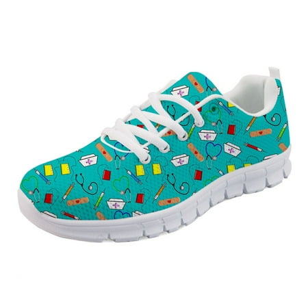 Cartoon Nursing Items Print Sneakers for Girls Lace-up Breathable Womens Shoes Cute Nurse Pattern Casual Zapatos Mujer
Cartoon Nursing Items Print Sneakers for Girls Lace-up Breathable Womens Shoes Cute Nurse Pattern Casual Zapatos Mujer