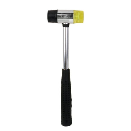 Double Ends Mallet Hammer Jewelry Craft Tool Rubber Detachable Heads