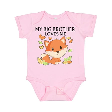 Inktastic My Big Brother Loves Me- Little Fox Gift Baby Boy or Baby Girl Bodysuit 
Inktastic My Big Brother Loves Me- Little Fox Gift Baby Boy or Baby Girl Bodysuit
