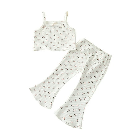 Fesfesfes Toddler Baby Summer Clothes Sleeveless Sling French Rib Printing Top Pants Suit
Fesfesfes Toddler Baby Summer Clothes Sleeveless Sling French Rib Printing Top Pants Suit