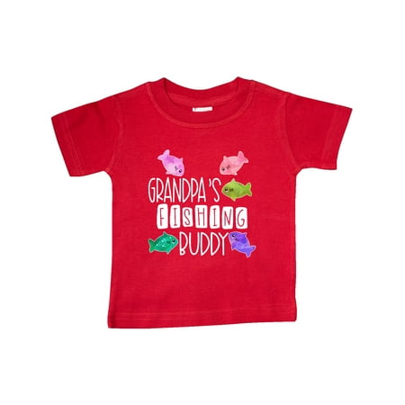 Inktastic Grandpa s Fishing Buddy with Colorful Fish Gift Baby Boy or Baby Girl T-Shirt
Inktastic Grandpa s Fishing Buddy with Colorful Fish Gift Baby Boy or Baby Girl T-Shirt