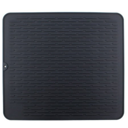 Silicone Placemat Dish Drying Mat Kitchen Draining Table Drain Mat Sink Non-Slip Pad Durable Pot Holder Cup Coaster Black
Silicone Placemat Dish Drying Mat Kitchen Draining Table Drain Mat Sink Non-Slip Pad Durable Pot Holder Cup Coaster Black