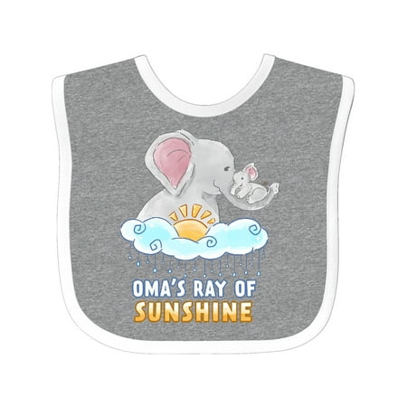 Inktastic Oma s Ray Of Sunshine Cute Elephants Rainclouds and Sun Gift Baby Boy or Baby Girl Bib
Inktastic Oma s Ray Of Sunshine Cute Elephants Rainclouds and Sun Gift Baby Boy or Baby Girl Bib
