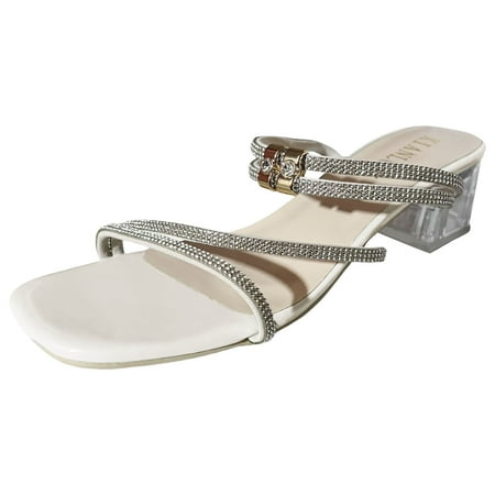 WNVMWI Sandals Women Water Shoes Summer Womens White Sandals White Shoes Slippers Flip Flops Women Sandals Fashion New Pattern Bright Diamond Decoration Open Toe Square Heel Thick Heel Comfor Size 37
WNVMWI Sandals Women Water Shoes Summer Womens White Sandals White Shoes Slippers Flip Flops Women Sandals Fashion New Pattern Bright Diamond Decoration Open Toe Square Heel Thick Heel Comfor Size 37