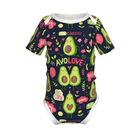 Gaeub Avocado Love Print Infant Climbing Onesie Toddler Outfit Newborn Baby Bodysuit Baby Boy Girl Clothes -3 Months
Gaeub Avocado Love Print Infant Climbing Onesie Toddler Outfit Newborn Baby Bodysuit Baby Boy Girl Clothes -3 Months