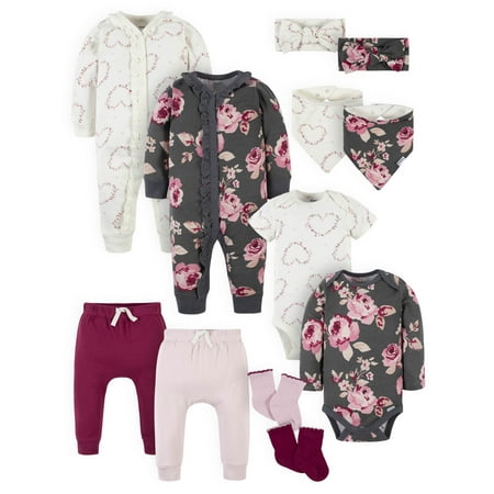 Modern Moments by Gerber Baby Girl Layette Shower Gift Set 12-Piece (Newborn-12 Months)
Modern Moments by Gerber Baby Girl Layette Shower Gift Set 12-Piece (Newborn-12 Months)