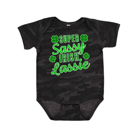 Inktastic Super Sassy Irish Lassy with Green 4 Leaf Clovers Gift Baby Boy or Baby Girl Bodysuit
Inktastic Super Sassy Irish Lassy with Green 4 Leaf Clovers Gift Baby Boy or Baby Girl Bodysuit