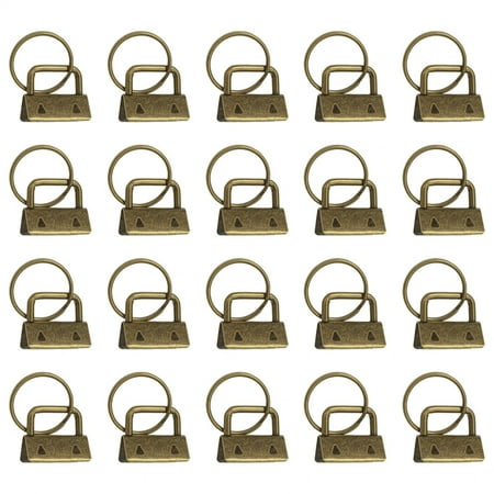 40Pcs Iron Ribbon Ends Buckles Handbag Strap End Fastener Clasps DIY Buckles