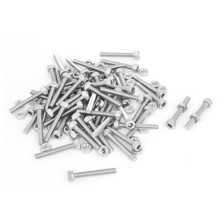 Unique Bargains M3x22mm Stainless Steel Hex Socket Head Knurled Cap Screws Bolts Nut Set 50Pcs
Unique Bargains M3x22mm Stainless Steel Hex Socket Head Knurled Cap Screws Bolts Nut Set 50Pcs