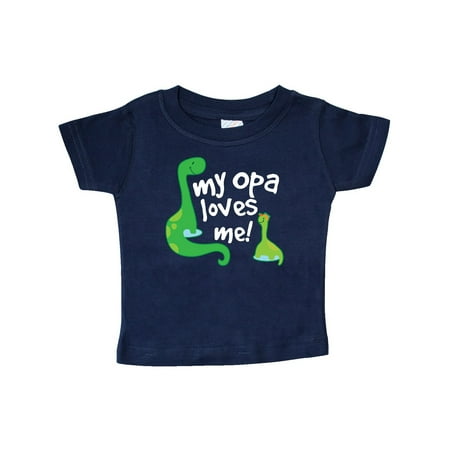 My Opa Loves Me grandchild Baby T-Shirt