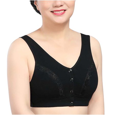 Akklian Summer Savings Clearance Plus Size Bras For Woman Comfort Wirefree Bra Lingerie Front Four Button Wide Strap Tank Bra
Akklian Summer Savings Clearance Plus Size Bras For Woman Comfort Wirefree Bra Lingerie Front Four Button Wide Strap Tank Bra