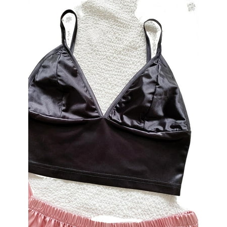 Sexy Colorblock Spaghetti Strap Pant Sets Multicolor Sleeveless Women Pajama Sets S
Sexy Colorblock Spaghetti Strap Pant Sets Multicolor Sleeveless Women Pajama Sets S