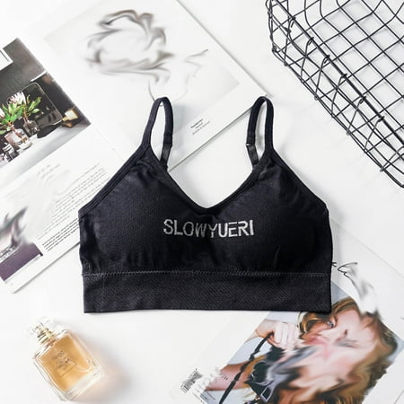Danhjin Bras for Women Fashion Women Sexy Bra Letter Vest Camisole Breathable Push Up Tops Underwear Bralettes for Women with Support - Summer Savings Clearance
Danhjin Bras for Women Fashion Women Sexy Bra Letter Vest Camisole Breathable Push Up Tops Underwear Bralettes for Women with Support - Summer Savings Clearance