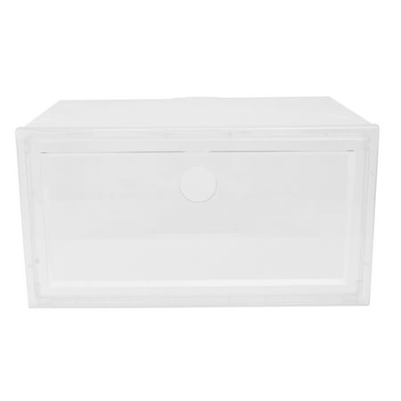 NUOLUX 1Pc Side Opening Creative Shoes Case Plastic Shoes Container Home Supply