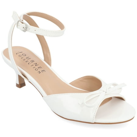 Journee Collection Womens Jennifer Kitten Heel Ankle Strap Open Toe Pumps
Journee Collection Womens Jennifer Kitten Heel Ankle Strap Open Toe Pumps